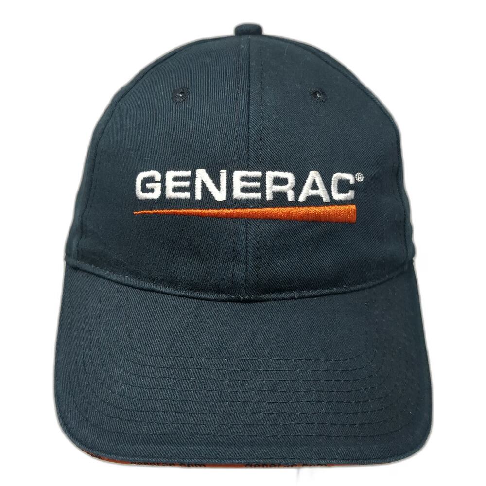 Generac Baseball Cap Blue One Size Strapback Logo Embroidered Power Systems Hat